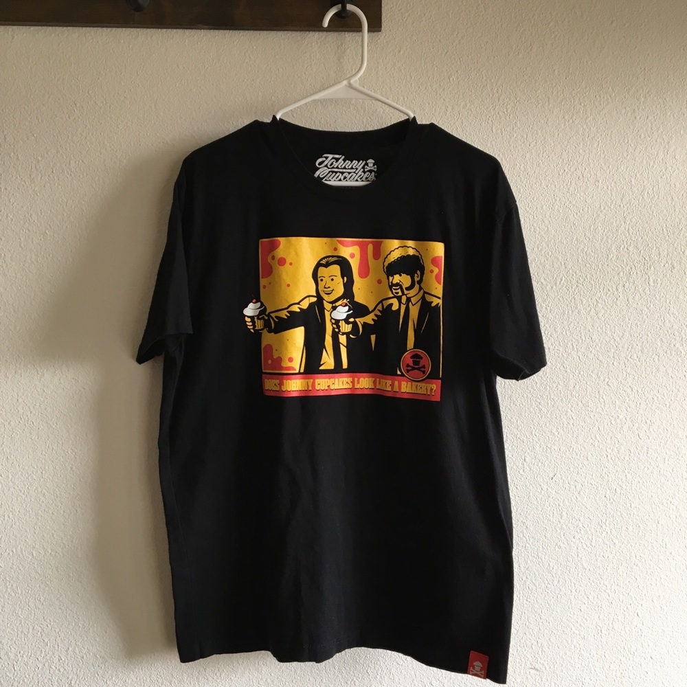 Johnny Cupcakes Pulp Fiction themed men’s tee